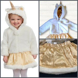Unicorn Costume Jacket & Skirt Gillian's Closet 4T 5T